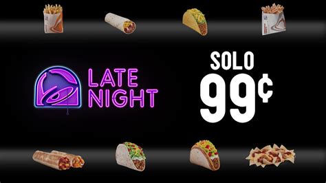 With breakfast options at select locations, to late night, the Taco Bell menu in Plano, TX, serves made-to-order and customizable tacos, burritos, quesadillas, nachos, vegetarian options, fountain drinks and desserts. . Taco bell late night menu